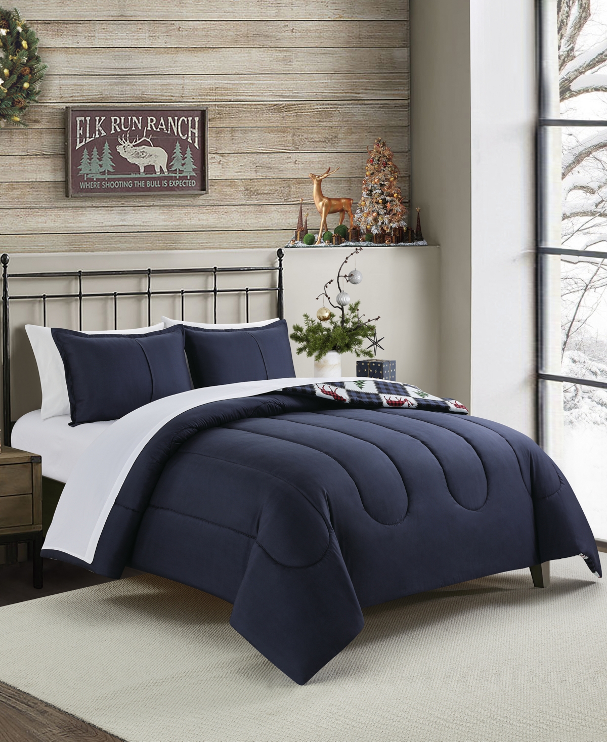 Sunham Buffalo Check 3-Pc. Comforter Sets
