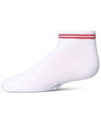 Big Girls Ziggy Double Ring Cotton Blend Anklet Sock