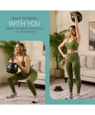 Adjustable Kettlebell Weight Set – 22.5 lb 7-in-1 Quick-Select Strength Training Kettlebell, Compact Space-Saving Home Gym Design