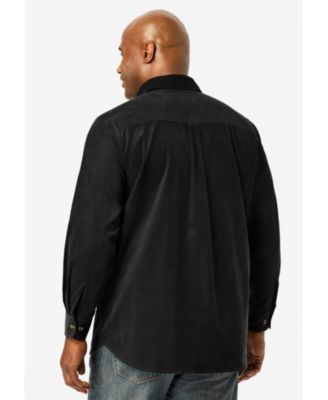 Men's Big & Tall Fine Wale Corduroy Shirt