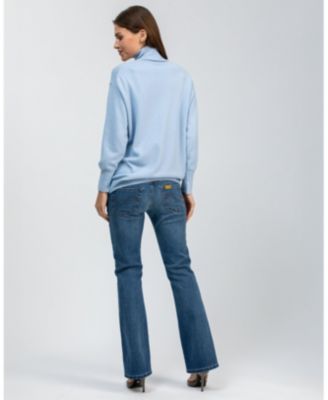 Maternity Relaxed Turtleneck Regina Sweater with Long Sleeves