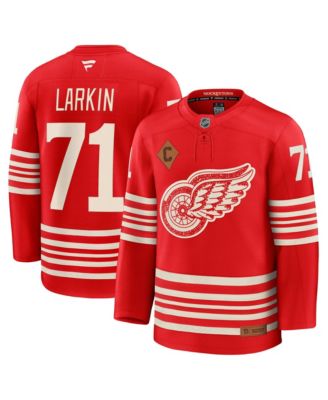 Fanatics - Men's Dylan Larkin Red Detroit Red Wings Centennial Premium Jersey