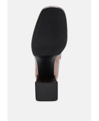 Womens Poulin Faux Leather Chelsea Boots