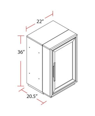 Parker House Pure Modern Ash Solids Dining Bar Cabinet