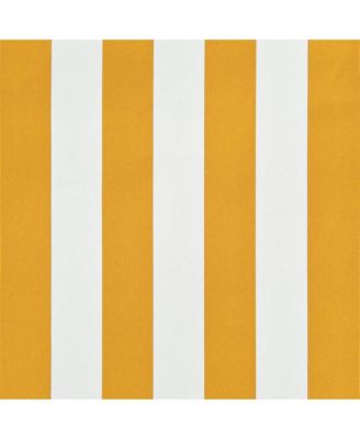 Awning Yellow and White