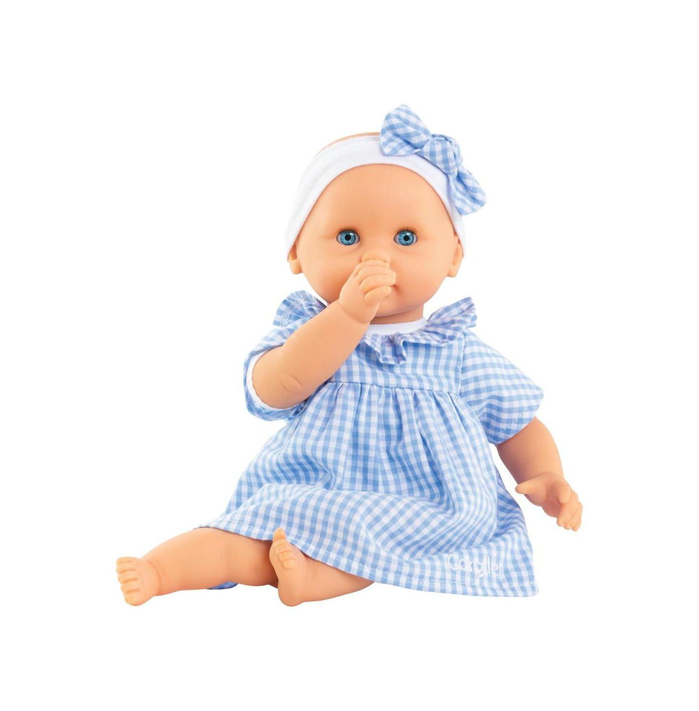 Детская кукла Corolle Milly 12" Soft-Bodied Baby Doll with Sleepy Eyes and Vanilla Scent, Ages 18 Months+, цвет: Синий — фото 2