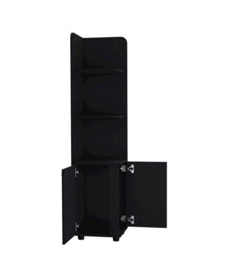 Freestanding Cabinet Kairatu , Bathroom, Black
