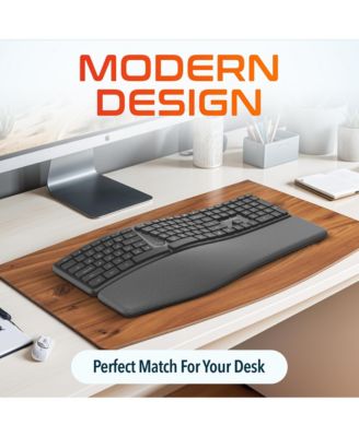 KB250 Ergonomic Wireless Keyboard with Wrist Rest Pad (DKBE250-WB)