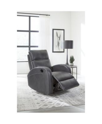 Devin - Pebble Grey Manual Recliner Two Pack