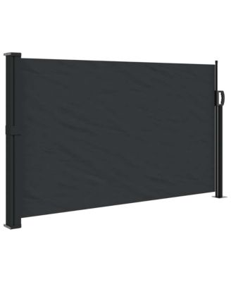 Retractable Side Awning Black