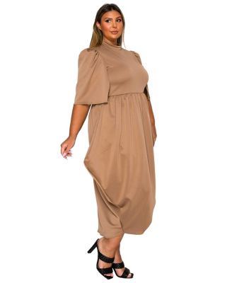 Plus Size Aesira Tulip Hem Pocket Dress
