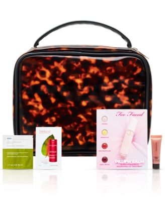 Free Macy's Beauty Cosmetics Pouch + 4-Pc. Beauty Sampler with any $100 7 Days of Deals for Great Skin Purchase