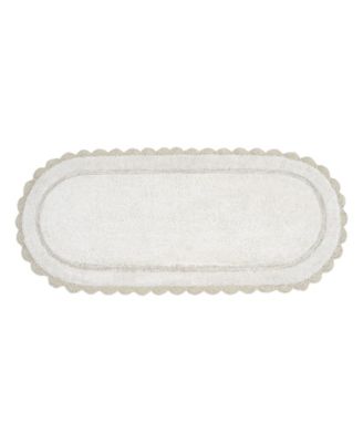 Crochet Cotton Bath Rug, 24" x 60"
