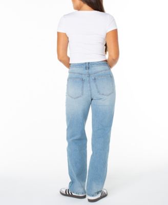Juniors' Skater Straight-Leg Jeans