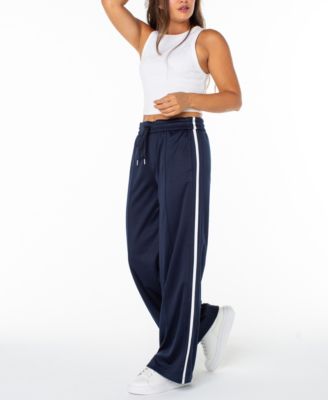 Juniors' Side-Striped Track Pants
