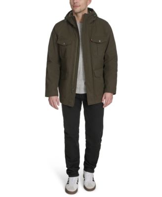Men's Field Parka with Plaid Lining Jacket