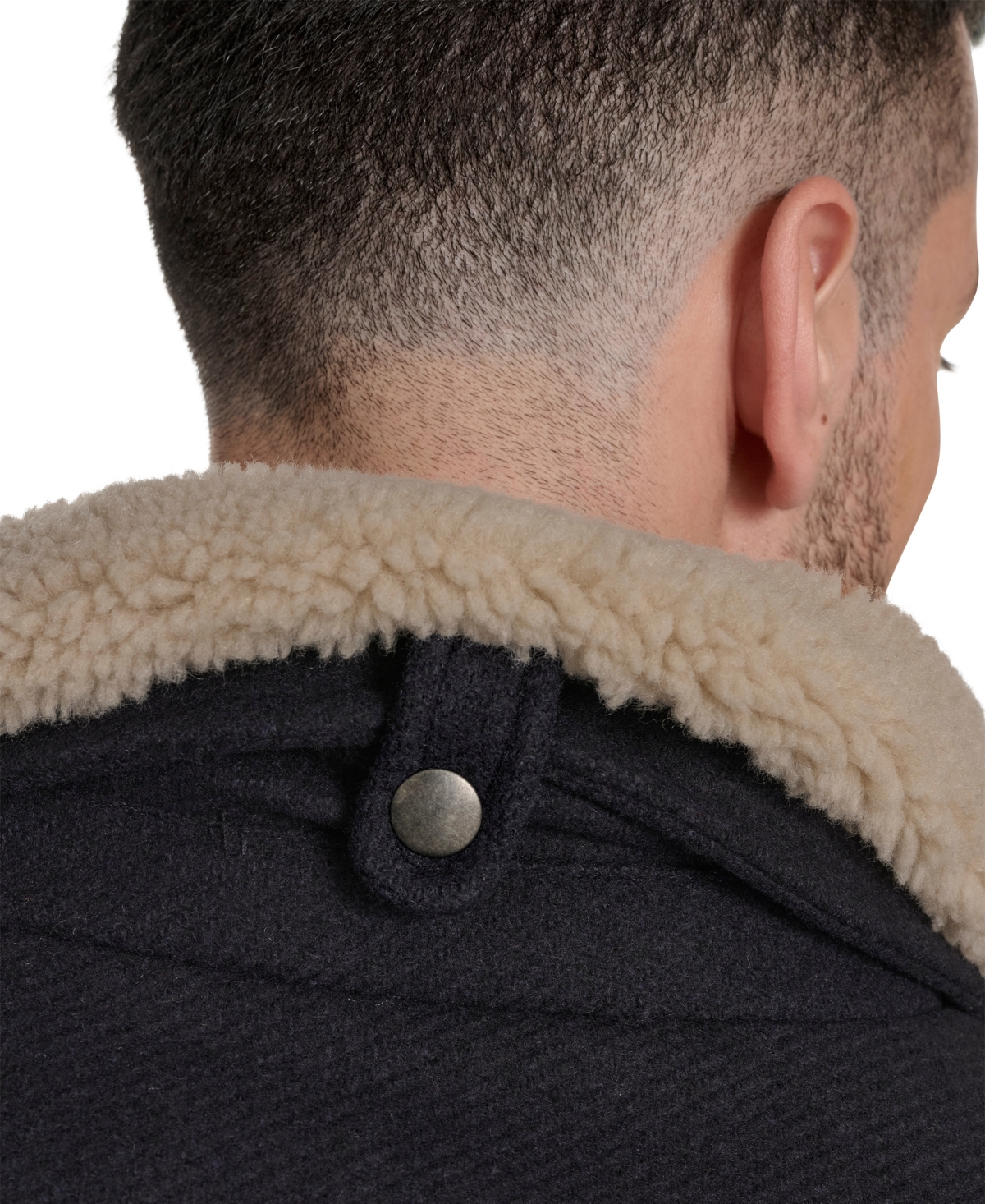 Levi's Men's Wool Blend Depot Sherpa Collar Jacket In Multi
