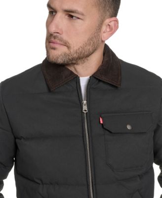 Men's Quilted Corduroy Collar Depot Jacket