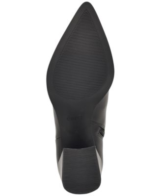 Womens Lusera Flared Block Heel Dress Booties