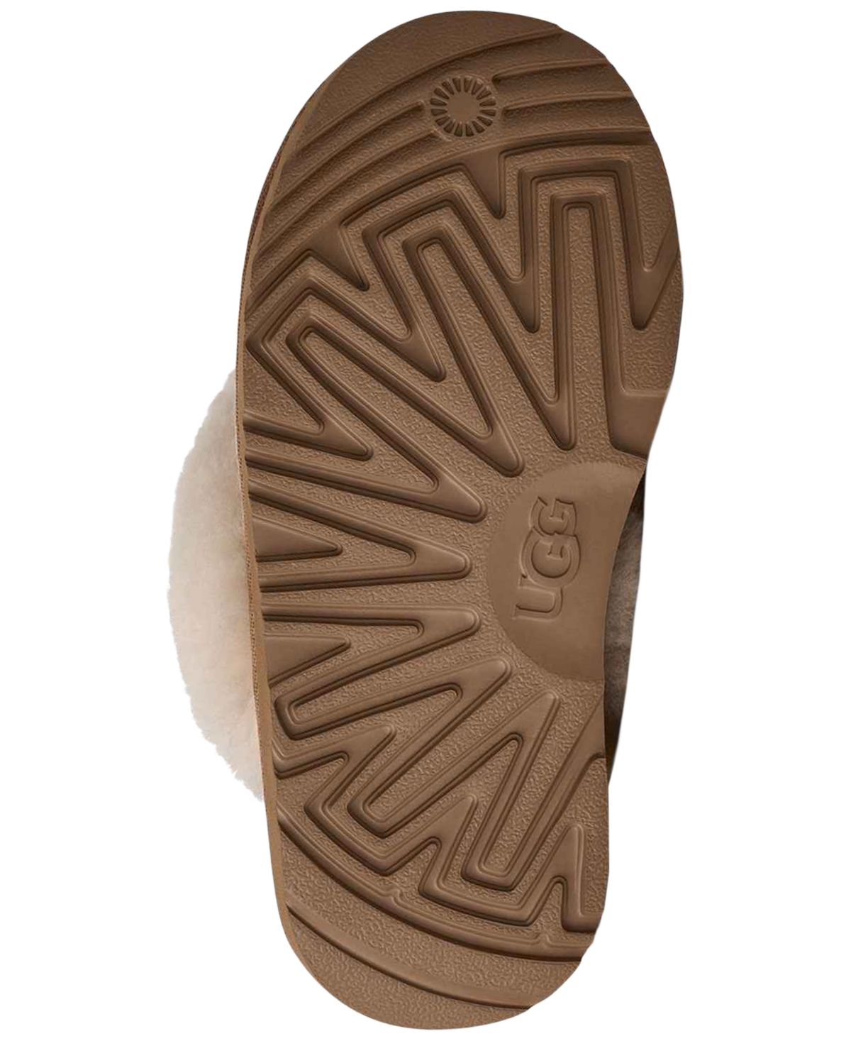Ugg Baby Girls Cozy Ii Knit Round Toe Slippers In Brown