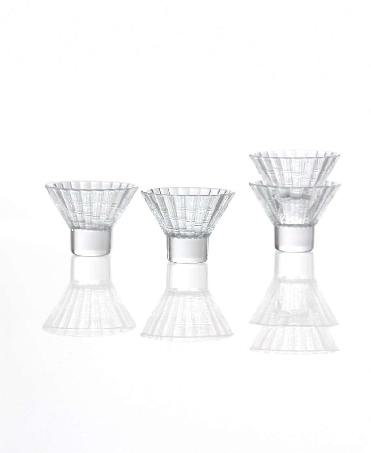 Fortessa Mahalo Martini Glasses, Set Of 4 In Transparent
