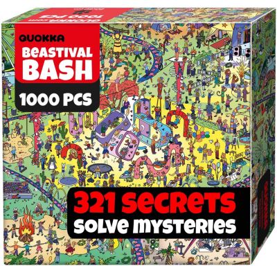 1000 Piece Puzzle for Adults with Hidden Secrets & Audio Story