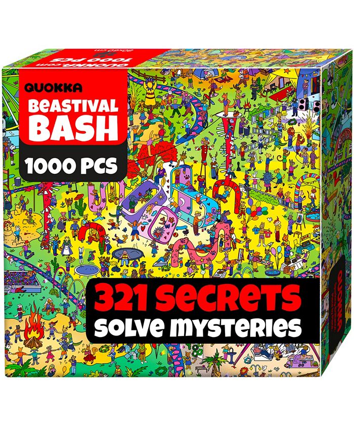 QUOKKA 1000 Piece Puzzle for Adults with Hidden Secrets & Audio Story - Multi - 1000 Pieces