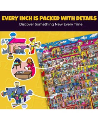 1000 Piece Puzzle for Adults with Hidden Secrets & Audio Story