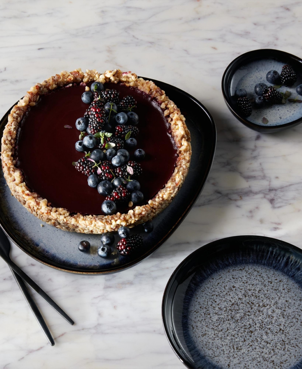 Denby Halo Large Platter In Black