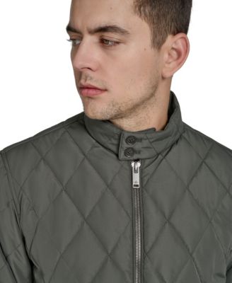 Men's Quilted Bomber Jacket