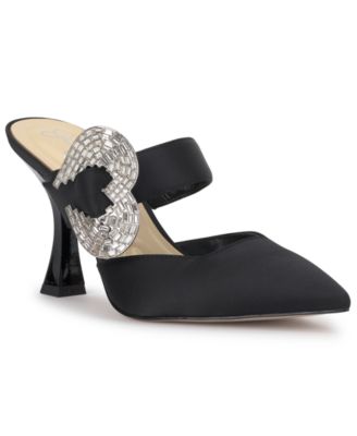 Women's Favica Heart Buckle Stiletto Pumps