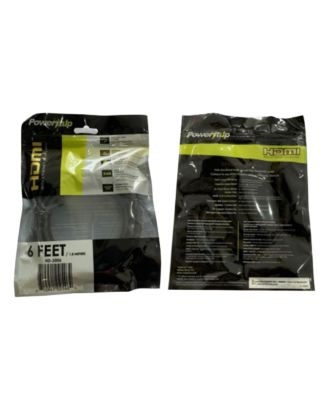 Power It Up 6 ft. HDMI 2.0 Cable with Ethernet Support for High-Speed Audio and Video Transmission