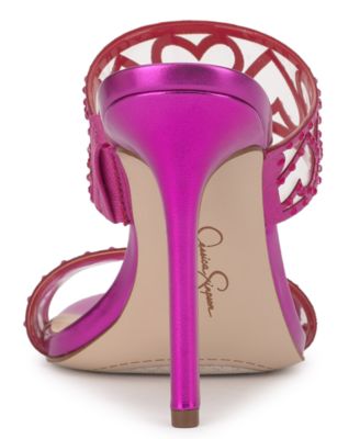 Women's Jovara Double Heart Band Stiletto Dress Sandals