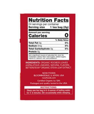 Better Off Red Rooibos Tea, Vanilla Citrus Blush 24 bags