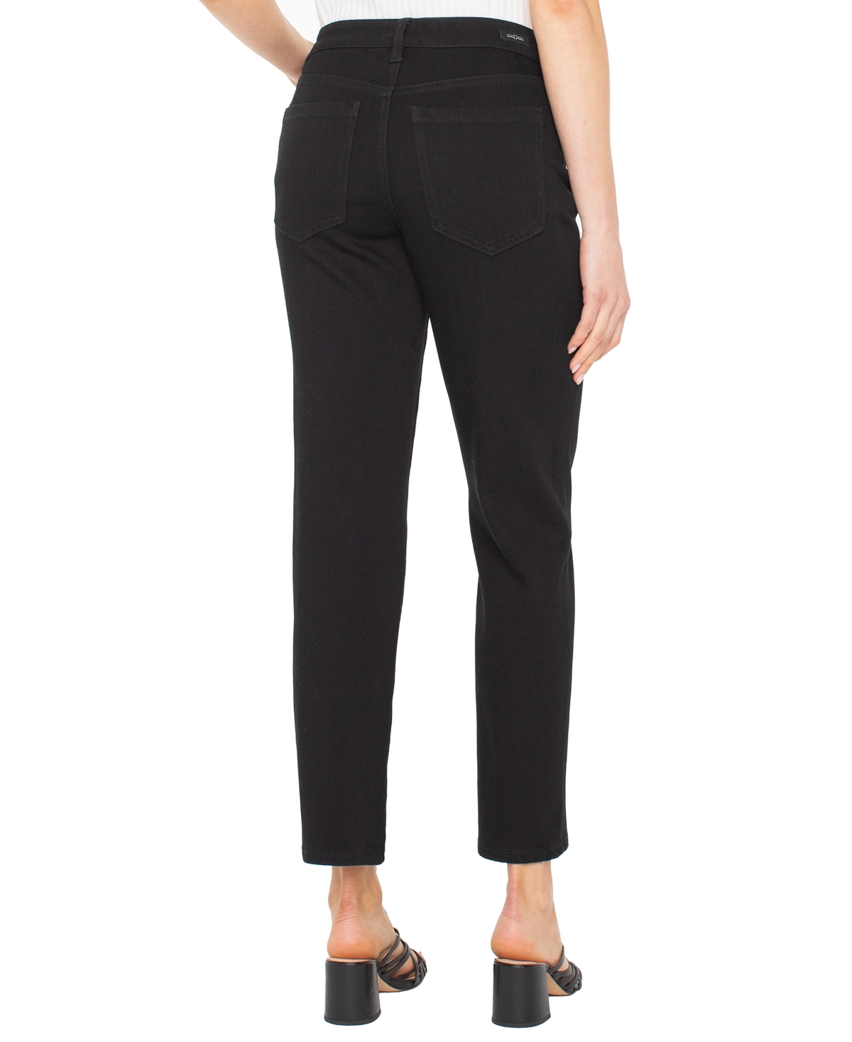 Liverpool Los Angeles Women's Liv Skinny-fit Mid-rise Jeans In Black