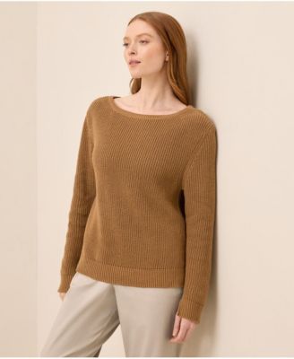 Women's Luxe Knit Boatneck Sweater