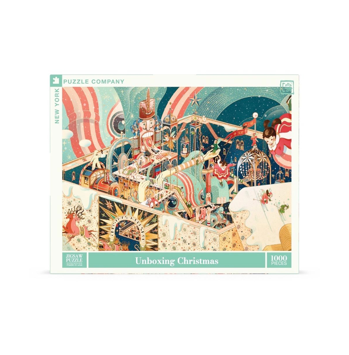 New York Puzzle Company Unboxing Christmas 1000 Piece Puzzle