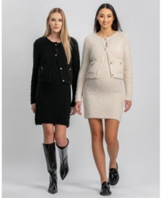 Maternity Button-Front Cardigan Courchevel with Pockets