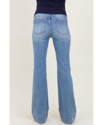 Maternity Medium High Rise Flare Jeans