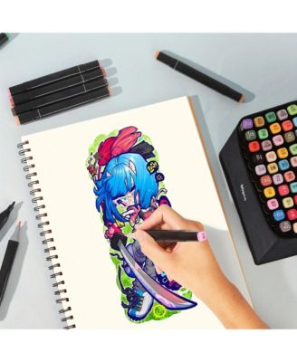 Back To School Season Alcohol Marker Set, Double Tip Stirrer Art Markers, Permanent Sketch Markers For Drawing Adult Coloring (120Colors)