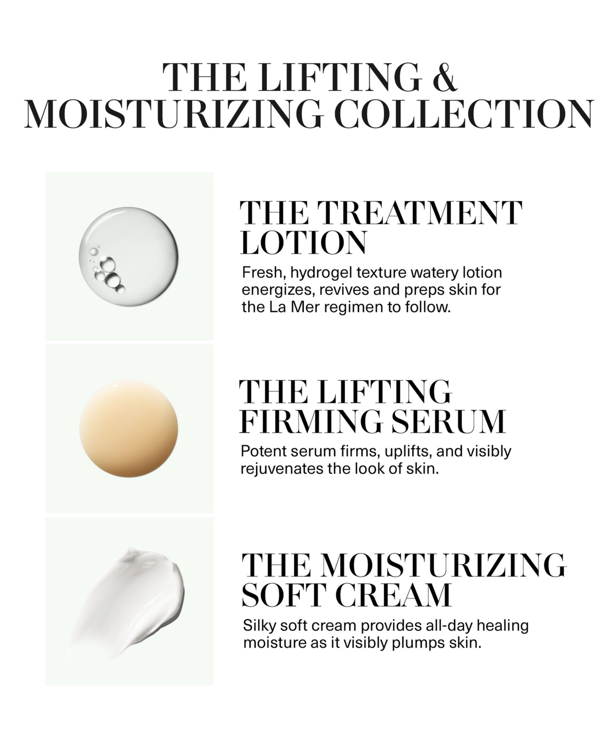 La Mer 3-pc. The Lifting And Moisturizing Collection Skin Care Set In Transparent