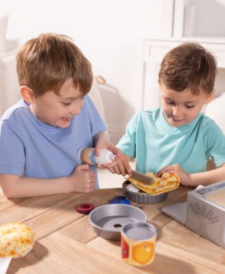 Melissa & Doug Doughlicious Cook, Bake & Serve Pretend Play Set