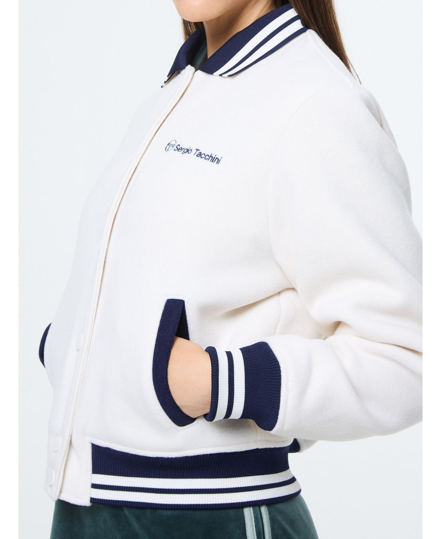 Женская куртка Sergio Tacchini Marisa varsity, цвет: Gardenia — фото 6