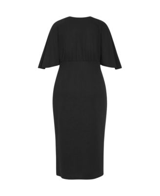 Plus Size Briella Tie Front Midi Dress