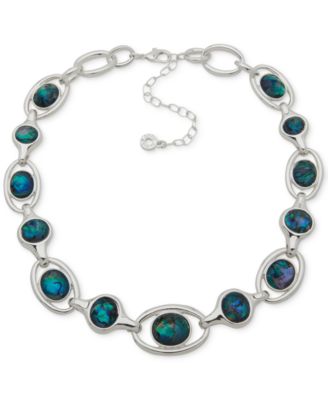 Anne Klein - Silver Tone 16" + 3" Extender Openwork Linked Necklace