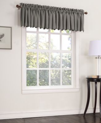 Grant Room Darkening Rod Pocket Curtain Valance