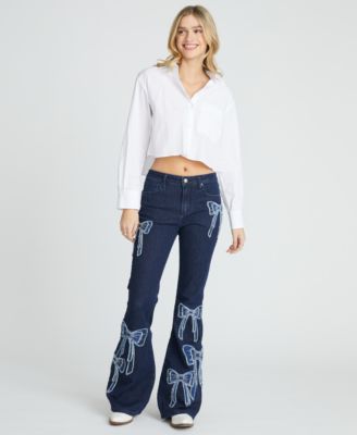 Driftwood - Women's Farrah x Bow What Fun Flare Jeans