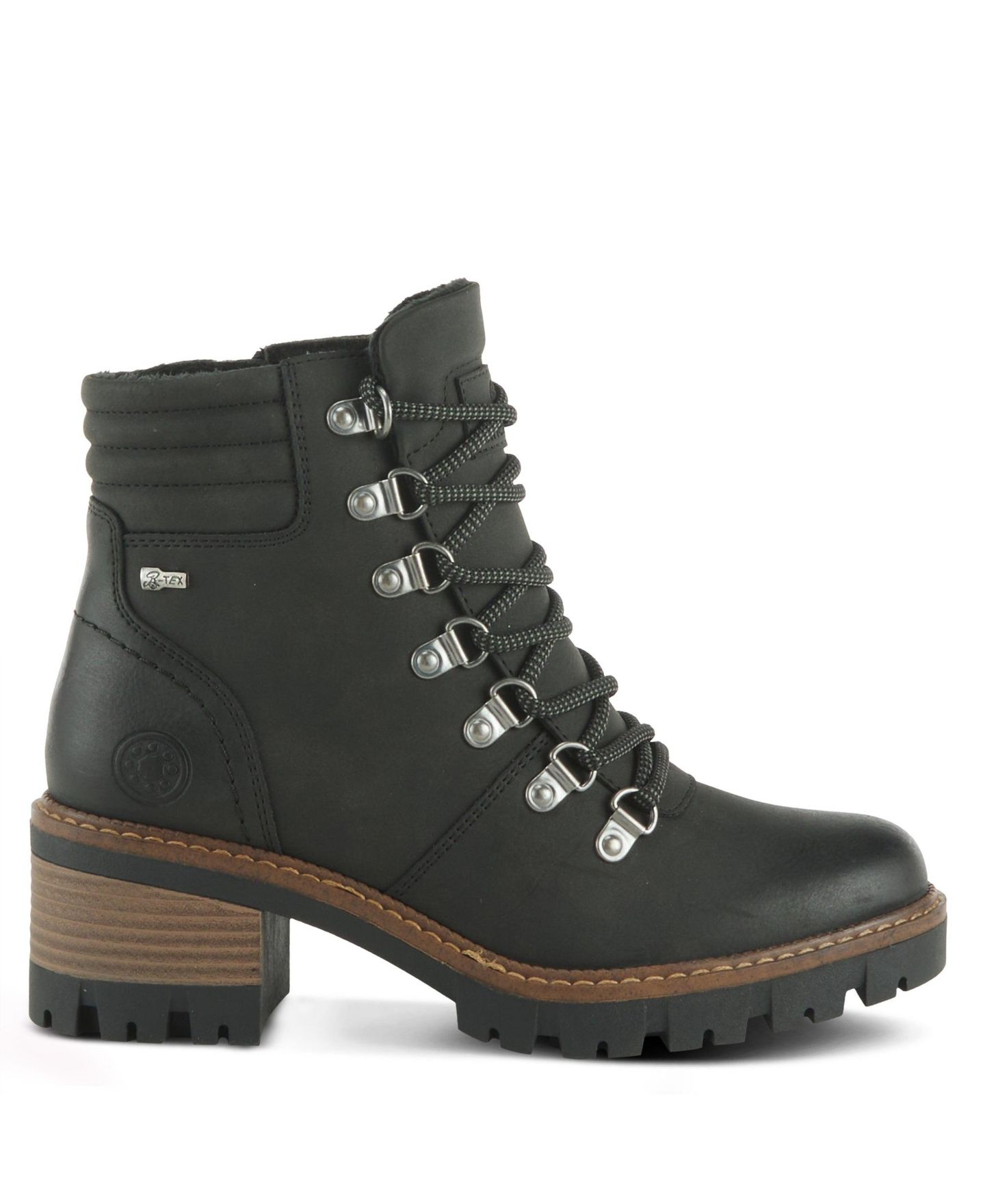 Женские ботинки Spring Step Rockies Booties with Durable Lug Sole, цвет: Чёрный — фото 5