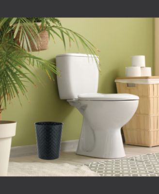 5 Liter Waste Basket Can for Garbage, Round Open Top Trash Can for Bathroom Bedroom, Kitchen, Stainless Steel, Fingerprint Resistant