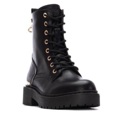 Женские ботинки XTI Combat Booties, цвет: Чёрный